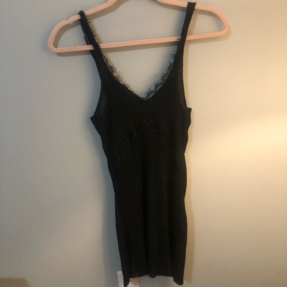Zara Black Lace Dress